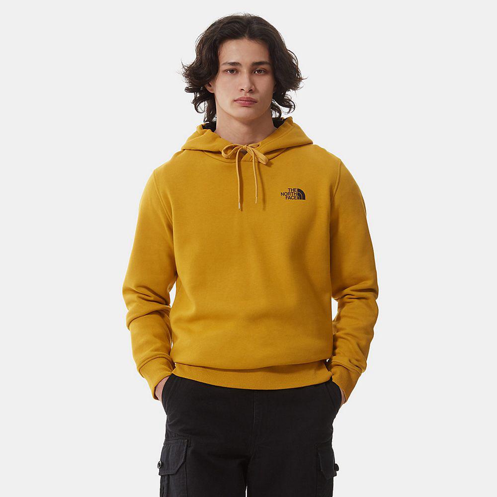 The North Face Seasonal Drew Peak Ανδρικα Φούτερ Hoodie - Κίτρινα (NSPG70581)